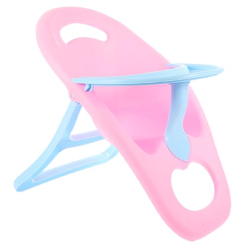 Frcolor 小動物用コンパクトミニチェア 耐摩耗プラスチック製 ハムスター モルモット ハリネズミ適用 おもちゃ兼給餌用高脚椅子 軽量持ち運