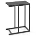 Tangkula Coffee Tray Sofa Side End Table, Ottoman Couch Table Console Table,Lap Table Snack Table C Table, End Table, Black