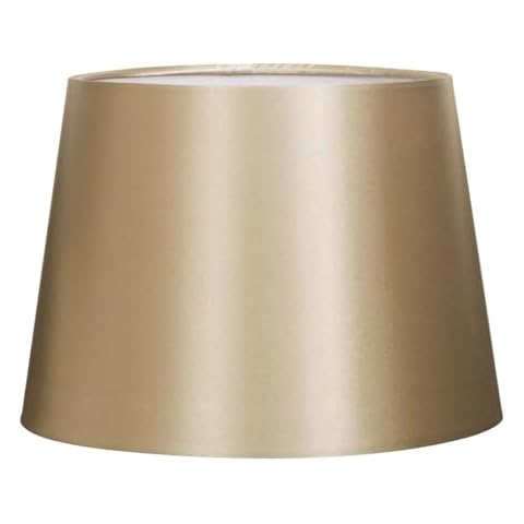 Gold Satin Lamp Shade with Adjustable Fitting Cover