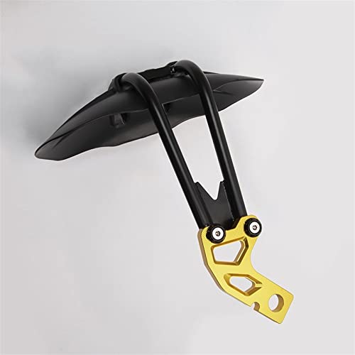 フェンダーカバー オートバイリアマッドガードフェンダースプラッシュガードカバーアクセサリー に適合するホンダ に適合するフォルツァ 750 2021 2022 2023(Black AND Gold)