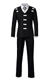 ZYHCOS Cosplay Costume Black Death Adult Kid Uniform Full Sets (X-Large)