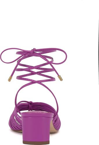 Image of Vince Camuto Lory Ankle Wrap Kitten Heel Sandals