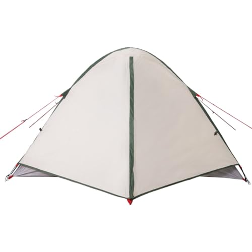 Tente camping pour randonnée en pleine nature 3 places verte étanche et facile