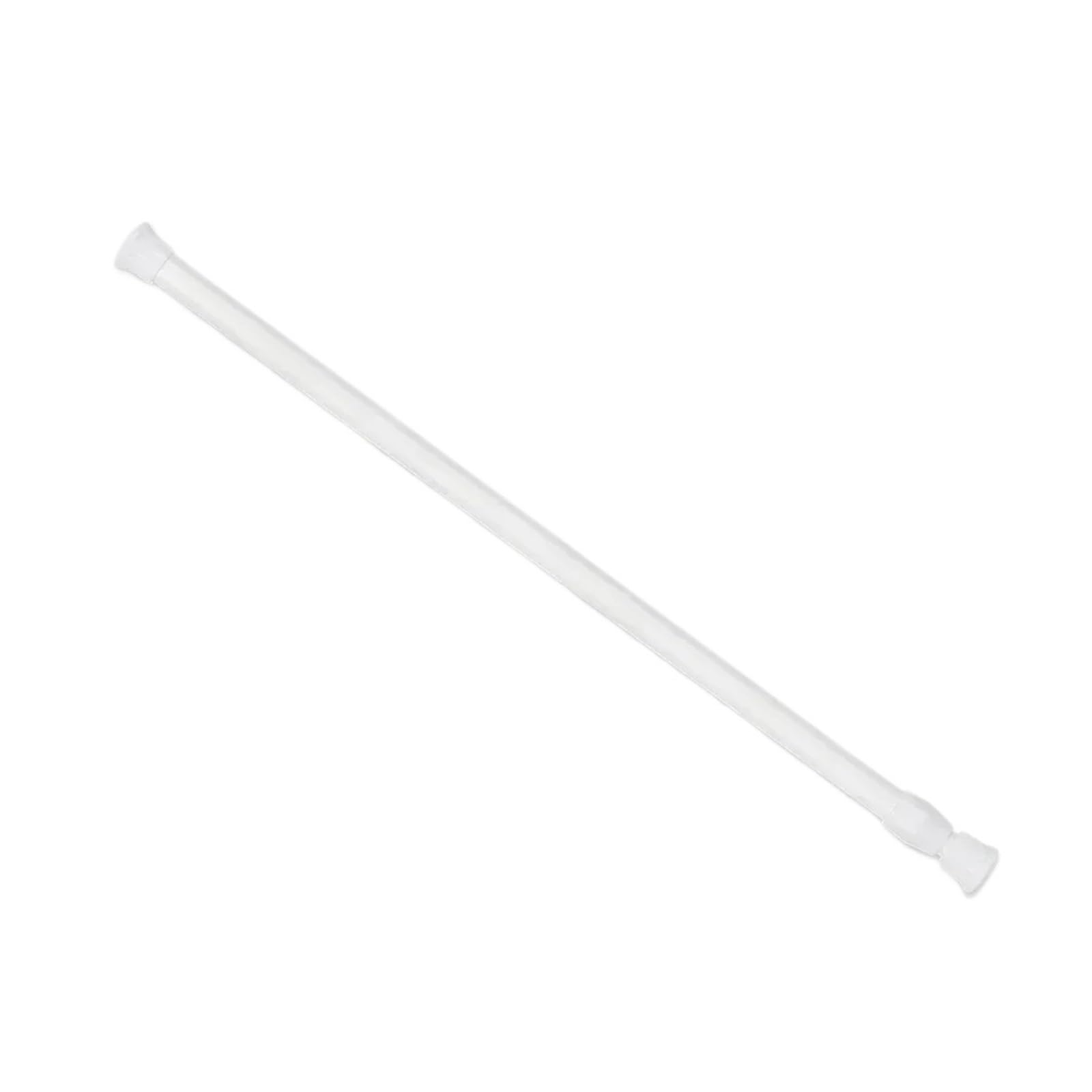 Adjustable Metal Curtain Rod Spring Loaded Extendable Telescopic Poles No Drilling Hanging Rods for Wardrobe and Cloakroom(40-70CM)