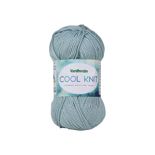 Image of Vardhman Cool Knit All Season Lightweight Poly Viscose Yarn | Pack-1