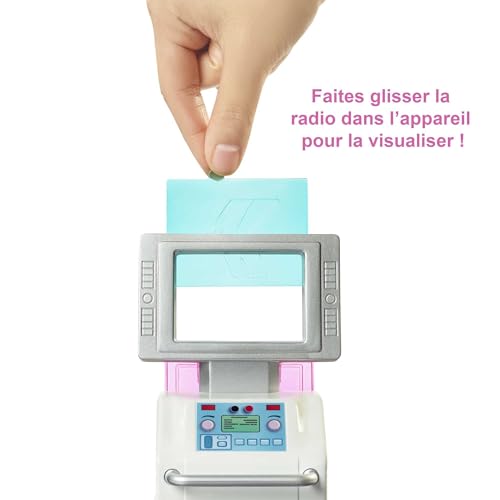 Barbie Métiers Coffret Clinique avec poupée docteure Brune et Plus de 30 Accessoires Dont 3 Pots de pâte à Modeler Emballage fermé Jouet pour Enfant HFT68 - vue 8