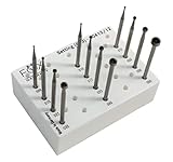 Fox Germany Jewelry Making Setting Burs Fig 413 Stone Setting Jewelers Bur 12 Pc Set 009-050