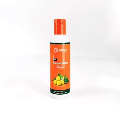 Sitaram Ayurveda Narasimham Shampoo 100ml | Mild Herbal Cleanser | Moisturizes & Softens | Stimulates Hair Growth | Shiny & Fresh Hair