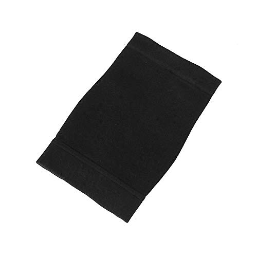 Black/Skin Forearm Tattoo Cover Up Band Compression Sleeve Fat Burning UV Protection(1PCS) (L, black)