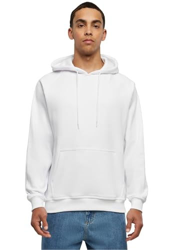 Urban Classics Herren Kapuzenpullover Blank Hoodie, Farbe white, GröÃŸe 5XL , Kapuzenpullover