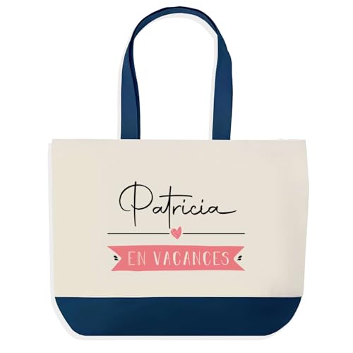 Planetee sac de shopping bleu grand sac de course provision Patricia