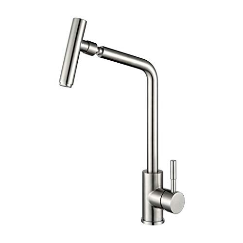 Fl En Acier Inoxydable Dessin Robinet De Bouche Universel Eau Chaude Et Froide Rotative Cuisine De Salle De Bain Robinet En Céramique Robinet Dévier