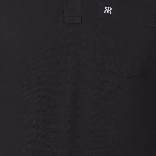 Image of Raymond Men's Modern Fit Solid Pattern Pure Cotton Half Sleeve Polo Neck Casual T-Shirt
