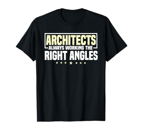 Arquitecto Blueprint Diseñador Planificador Arquitectura Edificio Camiseta
