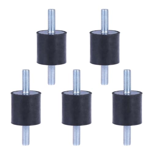 Soportes de goma negra para amortiguadores de motor de compresor pack de 5 piezas