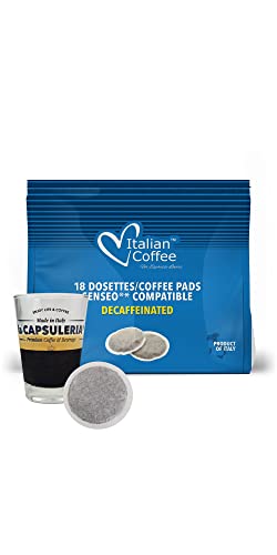 Kaffeepads DEKA (10 Vorratspackungen x 18 Kaffeepads - tot. 180 pads) Geeignet für Senseo Maschinen