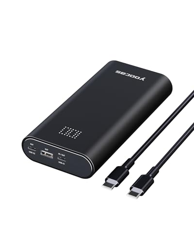 yoocas Cargador portátil de 95 W de 20000 mAh, paquete de batería de carga rápida PD3.0 de 3...