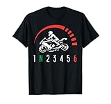 1N23456 Motorcycle Gear Shift Biker Motorbike Women Men Kids T-Shirt