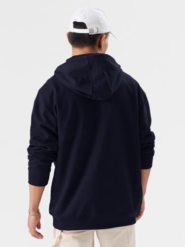 Image of LAZYCHUNKS Men's Zipper Hooded Sweatshirt | Premium Full Sleeve Hoodie Jacket with Front Zip & Pockets | Stylish Winter Wear, Warm Casual Sportswear for Men