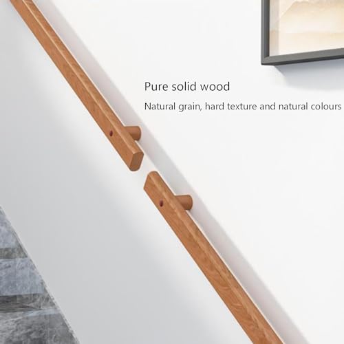 Rampe d'escalier en bois de qualité supérieure, support garde-corps design 200 cm - 3