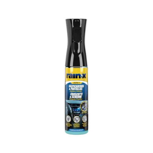 Rain-X Limpia Salpicaderos Coche & Limpia Pantallas Auto, Elimina Huellas, Polvo y Manchas, 300 ml