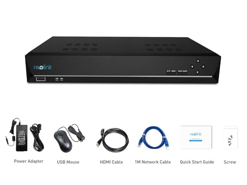 undefined REOLINK 8CH Network Video Recorder for Home Security Camera System, Only Work with 16MP/12MP/4K/8MP/5MP/4MP REOLINK PoE IP Camera, 24/7 Recording to Pre-Installed 2TB Hard Drive, RLN8-410 の商品画像 8