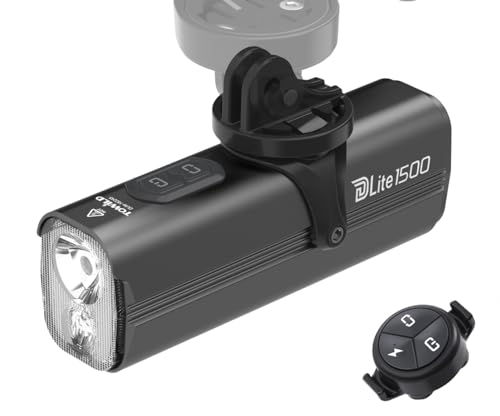 TOWILD DLite1500 Bike Lights for Night Riding Super Bright Front Bicycle Light Waterproof Bike Headlight for Mountain,Road,Commuter Cycling