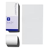 Rejuvaskin Scar Fx Silicone Sheeting, 4 Inch x 8 Inches Silicone Tape for Large Surgical Scars, 1 Sheet, Soften, Flatten & Reduce the Appearance of Scars
