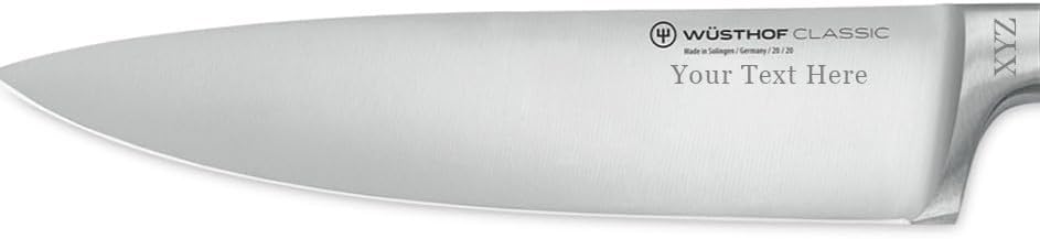 Wüsthof Classic 6" Chef Knife, Custom Engraved, Personalized
