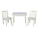 International Concepts 2 Mission Juvenile Chairs Kids Table, Unfinished