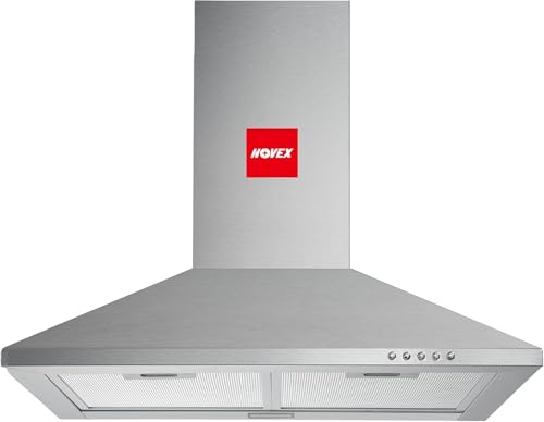 شفاط بوتاجاز من الستانلس ستيل مزود بإضاءة LED، قوة شفط عالية...