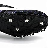 48PCS 6.4mm Steel Needle Spikes for Running, Track & Field, Cross Country - Silver & Gold Short Tip Replacement Shoe Spikes with Wrench Tool(Short Silver)