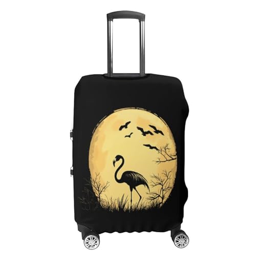 Flamingos Silhouette Luggage Covers Washable Travel Suitcase Cover Elastic Baggage Protector4