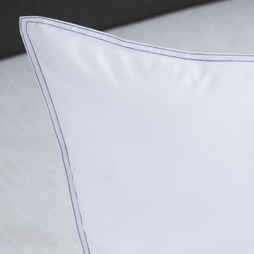 Almohada de cama microfibra tamaño King blanca miniatura 5