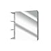 Produktbild Vicco Bad Spiegelschrank Fynn, Beton, 62 x 64 cm