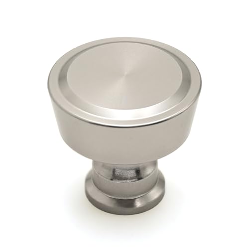 Image of 10 Pack 1-1 /5Inch(30mm) Cabinet Knobs Brushed Nickel Dresser Drawer Pulls Kitchen Satin Nickel Cabinet Knobs Cabinet Hardware for Cupboard
