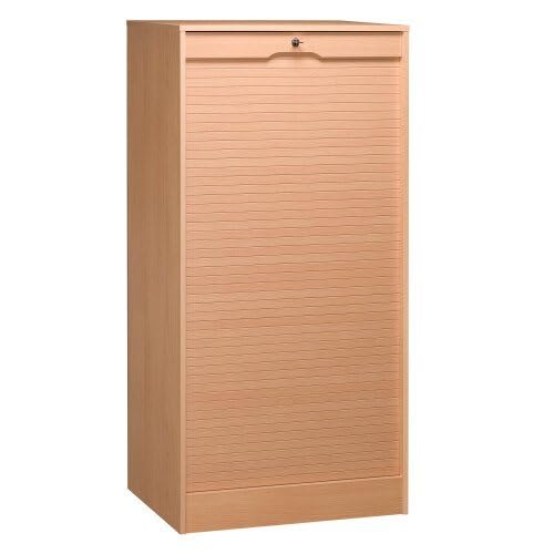 Générique Classeur à Rideau Double Bois H 140 cm (Hêtre)