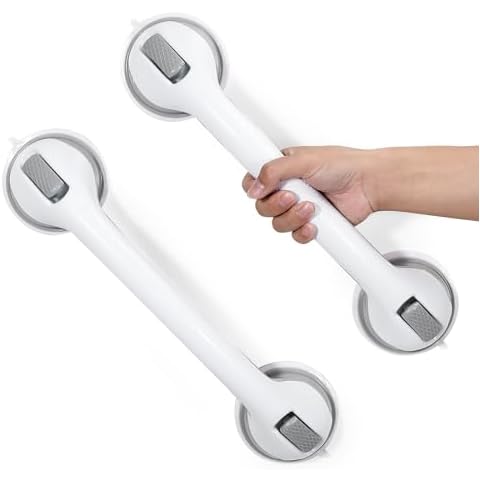 Reyiu 16 Inch Suction Cup Grab Bars (2 Pack) Cover