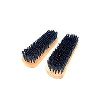 TIJAR® Shoe Brush, Premium Soft and Durable, Scratch Free Wood Handle Traditional Shoe Cleaning Polish Brush
