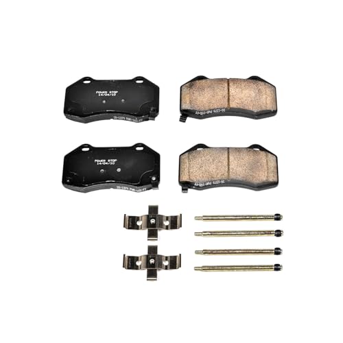 Image of PowerStop Front Brake Pads for Chevrolet Cobalt 2008-10 | Chevrolet HHR 2008-10 - Z17 Ceramic Brake Pads with Installation Hardware, 17-1379