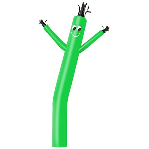 Image of MOUNTO 10ft Inflatable Dancers Tube Man Attachment - 10 Feet 12inch Tall Wacky Waving Inflatable Dancing Tube Guy, High Durability Rip-Stop Nylon (Blower Not Included) (Green)