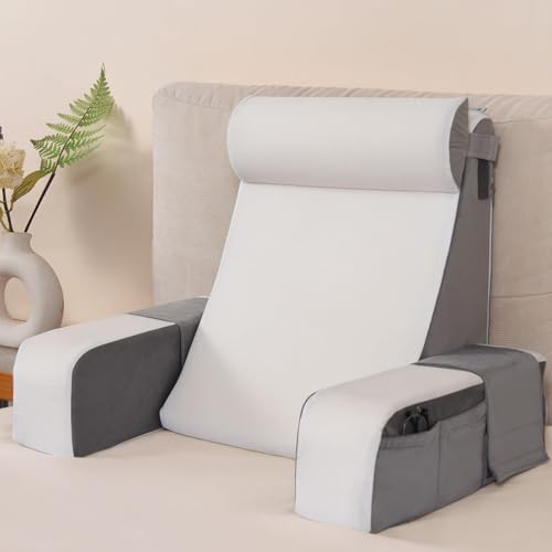 Vekkia 21 Reading Pillow with Pockets and Support