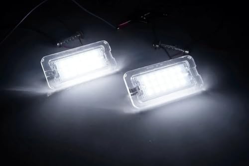 Luz de matrícula para Fiat 500 500C 312 Abarth 595 695 recambio de plafón trasero izquierdo derecho 3