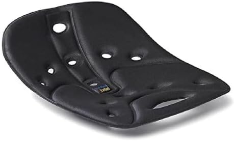 BackJoy Posture Seat Pad | Ergonomic Pressure Relief, Hip & Pelvic Support to Improve Posture | Home, Office Chair, Car Seat, Comfortable | Fits S-L Hips | SitSmart Relief (Black)