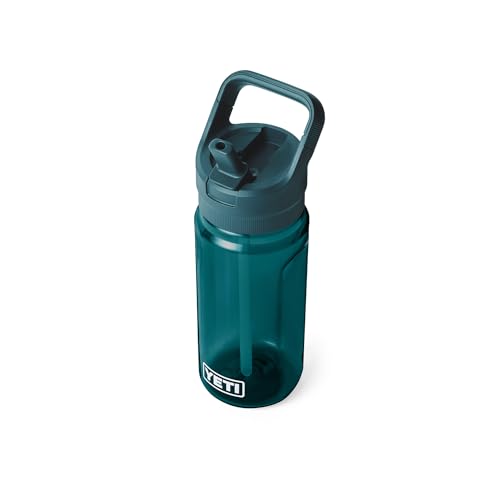 Image of YETI Yonder 600 ml /20 oz Water Bottle with Yonder Straw Cap, Agave Teal