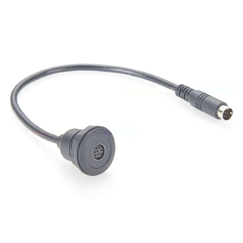 Mini DIN 8-pin Male-to-Female Extension Cable, recessed Panel Mount, mini DIN 8-core Audio S-Terminal Cable, Suitable for Broadcasting, Recording Studio and Other Applications.