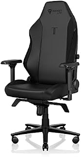 Secretlab TITAN Evo 2022 Stealth Gaming Chair - Reclining - Ergonomic & Heavy Duty Computer Chair with 4D Armrest - Magnetic Head Pillow & Lumbar Support - Big and Tall - Black - PU Leather