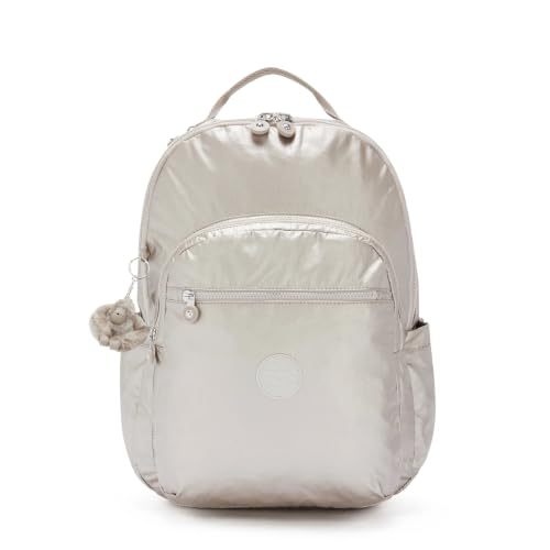 Image of Kipling Women's Seoul Extra Large 17 inch Laptop Backpack, Durable, Roomy with Padded Shoulder Straps, Bag