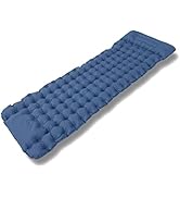 WINGEAR(ｳｨﾝｷﾞｱ) エアマット キャンプ マット 車中泊 エアーベッド 枕付き 厚さ10cm 幅68cm 長さ200cm 収納袋付 エアーマット マットレス シート 防災グッズ アウ...