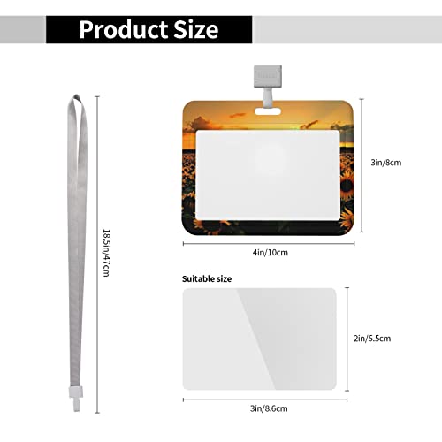 Funda protectora horizontal para identificación con clip personalizado 3